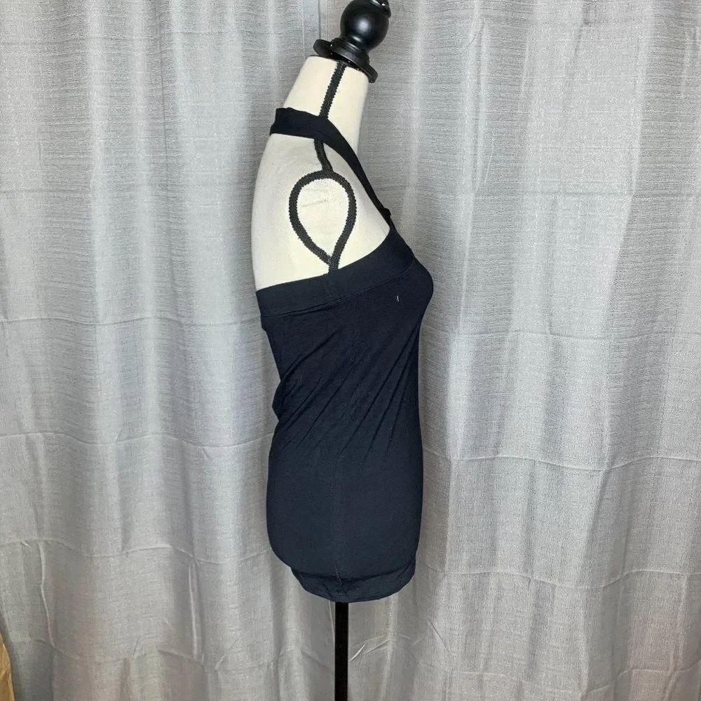 Milkyway USA Black Halter Sleeveless Tank Top L - Picture 2 of 8